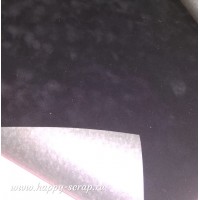 Переплетный флокированный материал Денель черный, 25*50 см