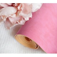 Замша искусственная розовая, 30*70 см