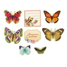 Набор декоративных элементов Бабочки,10,8 х 15 см