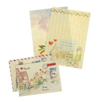 Набор декоративных конвертов с листами 