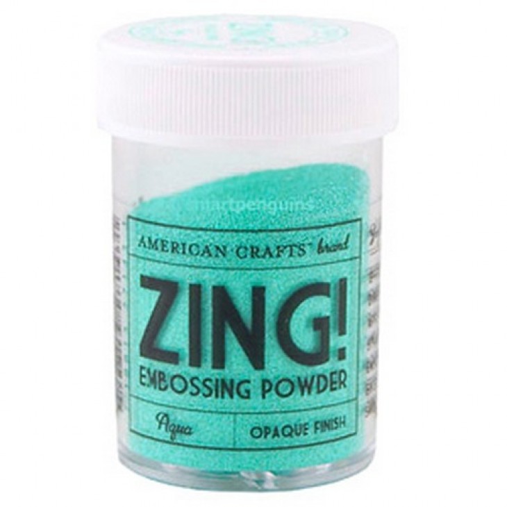Пудра для эмбоссинга матовая American Crafts ZING Светло-голубой (28,4г)