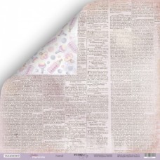 Лист двусторонней бумаги 30x30 от Scrapmir Газета 2 из коллекции Daddy's Princess (SM4000002)
